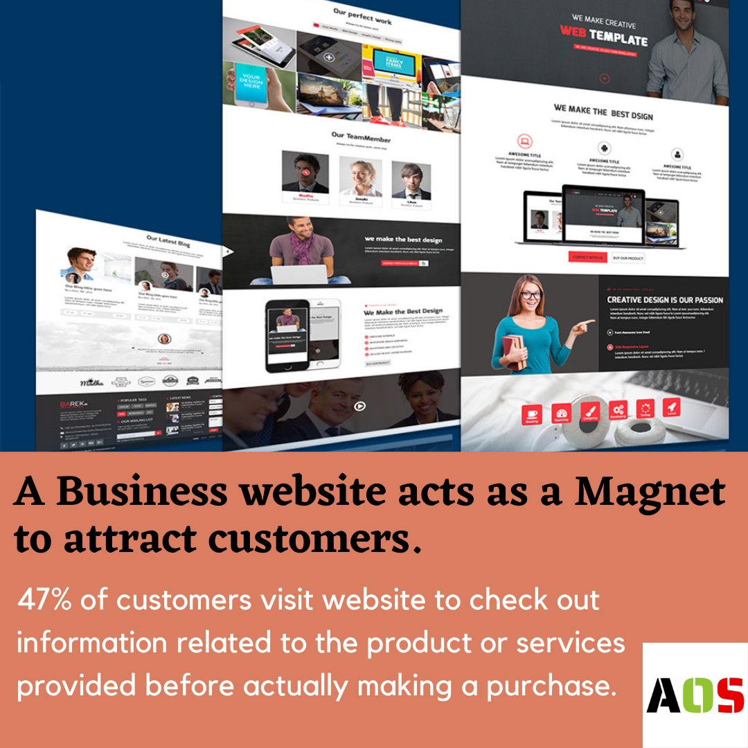Website gives company the opportunity to grow their business widely. A well designed and engaging website can strengthen the brand's image. DM us to become a successful business person,with professional website build by us. 
#business #businessowner #smallbusiness #websitedesign