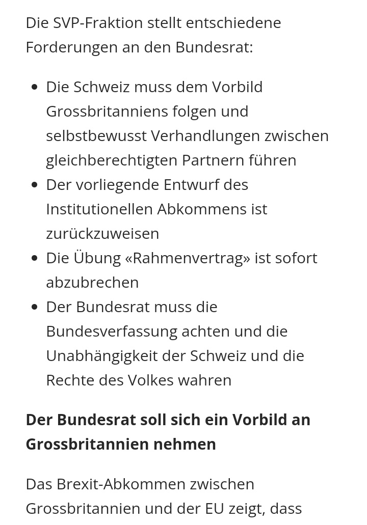 0815carmen's tweet photo. #noSVP
#BrexitDesaster
Die SVP möchte, dass die Schweiz dem Vorbild Grossbritanniens folgen...
Auszug Medienmitteilung der SVP vom Januar 2021 😉 https://t.co/YXCaGpt4ny