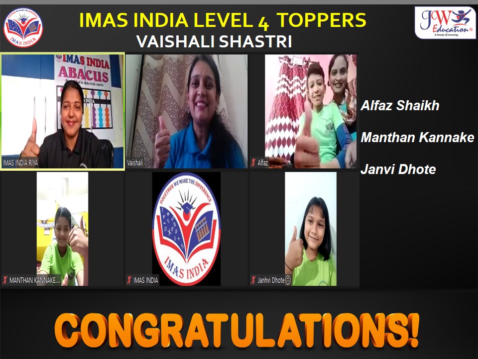 IMAS INDIA LEVEL 4 VAISHALI SHASTRI