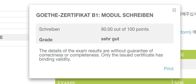 jisoo_35's tweet photo. endlich hab ich Zertifikat B1 wieder bestanden! #goetheinstitut #goethezertifikat https://t.co/XUqR7T99rw