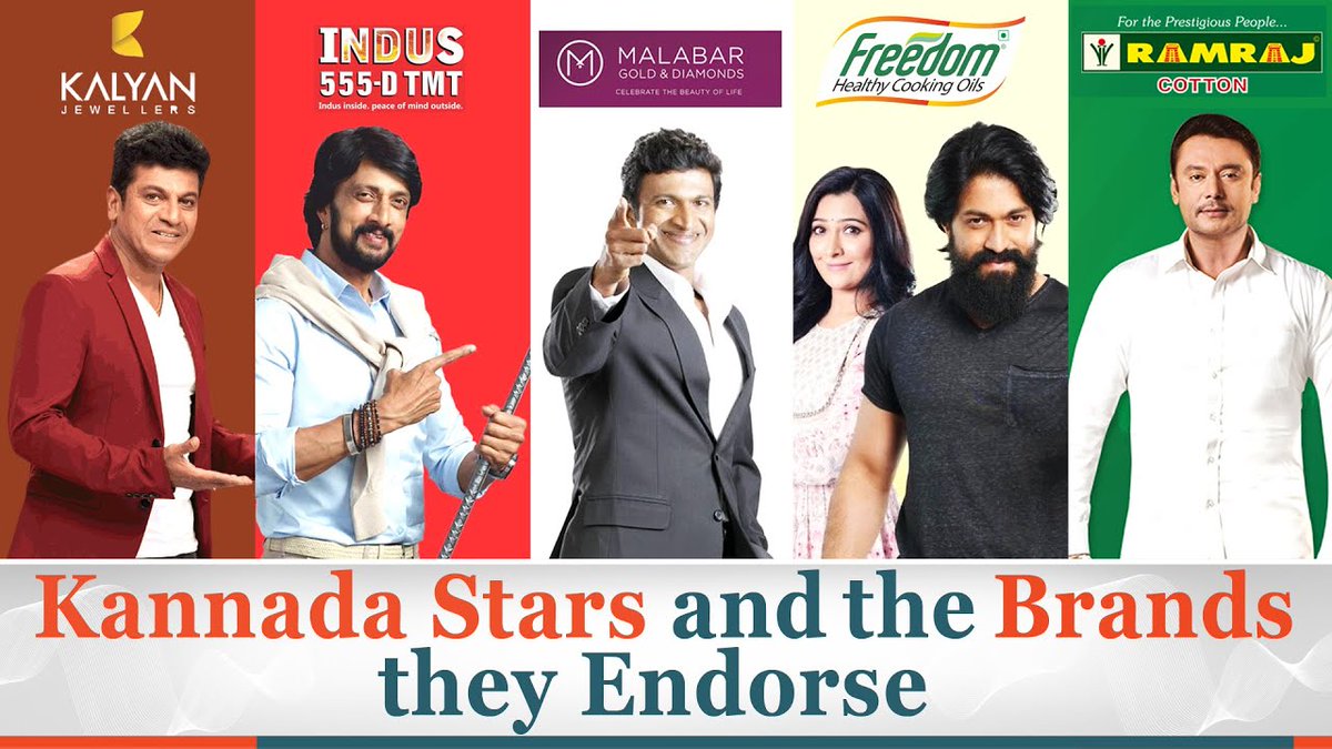 Filmyjunctionkd's tweet photo. Brands and their shining #Kannadastars 

https://t.co/GGQOP5kWGK

#fjs #fjskannada #filmyjunctionstudios #shivarajkumar #shivanna #bhajarangi2 #sudeep #kicchasudeepa #kotigobba3 #puneethrajkumar #james #yash #rockingstaryash #kgf2 #radhikapandit #darshan #challengingstardarshan https://t.co/XYrus7yuhU
