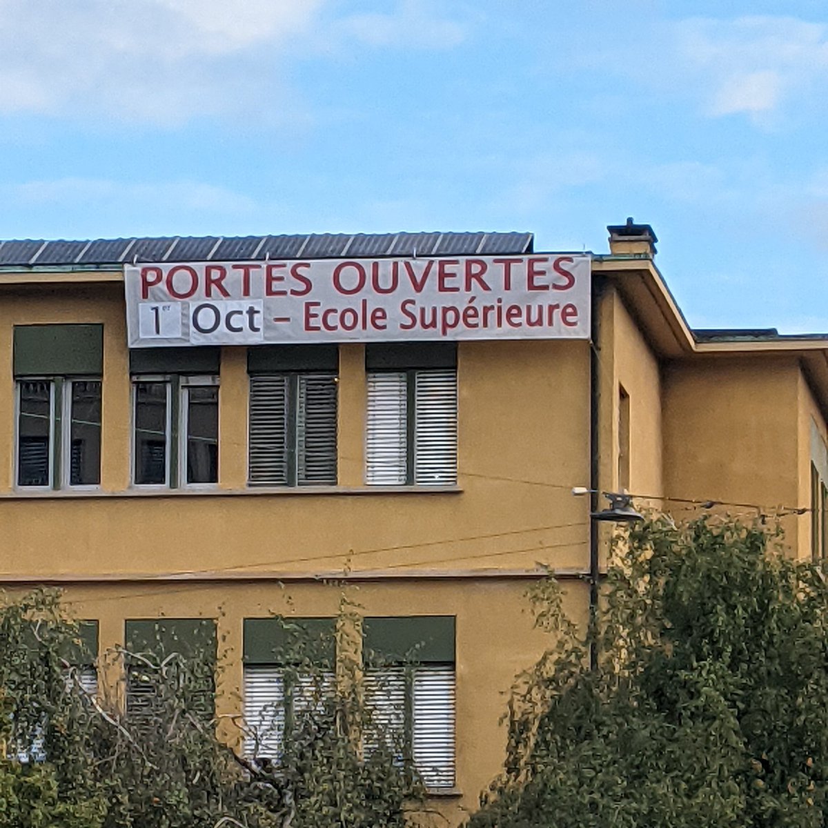 Portes ouvertes ce vendredi 1er octobre à #etml_es. Entrée libre entre 14h et 19h. Certificat COVID obligatoire.
Entrée à l'Avenue Recordon 1bis.
#technicien #technicienne #informatique #telecommunications #electronique #mecanique