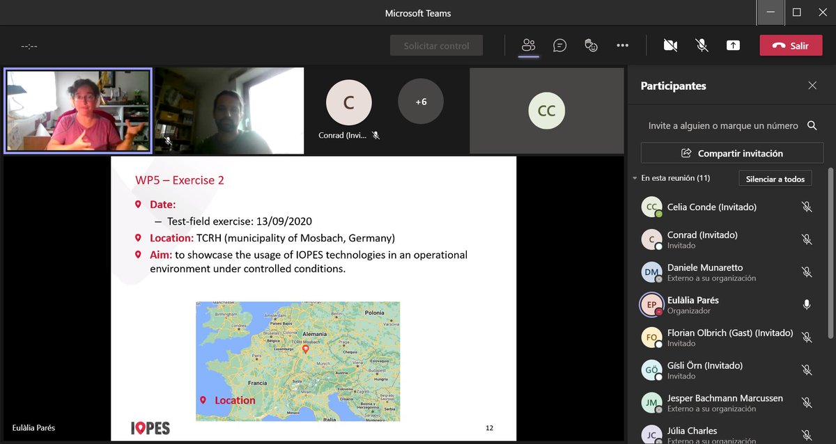 IOPES_dgecho's tweet image. 👉Today we are celebrating the 🗣️'Partner's Meeting'. We are reviewing 📄the most important points of the project and also finalizing the last details of #Exercise2 that will take place on 🗓️Oct.13th in 📍Mosbach, Germany @eu_echo @CttcTech @PauCostaF @BeredskabFBBR