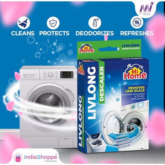 IndiaShoppe's tweet photo. Say goodbye to tough limescale!
#mihome #livlongdescaler #scalefree #washingmachinecleaner #limescaleremover https://t.co/RHBwxLTq3D
