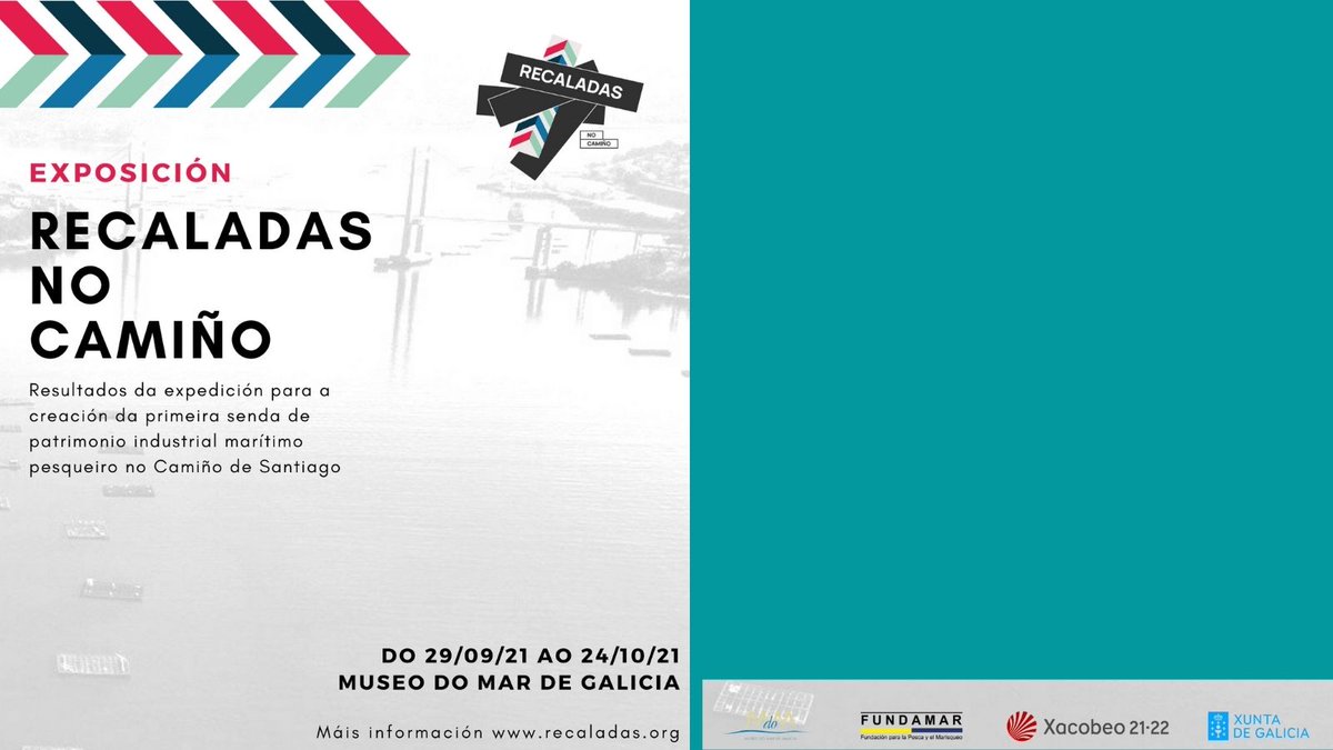museodomar's tweet photo. Hoxe abrimos unha pequena exposición temporal, "Recaladas no Camiño", na que poderedes ver os resultados da expedición para a creación da primeira senda de patrimonio industrial marítimo pesqueiro do Camiño de Santiago

#museodomardegalicia #exposiciones #fundamar #Galicia #Vigo https://t.co/6gmOWKq2MG