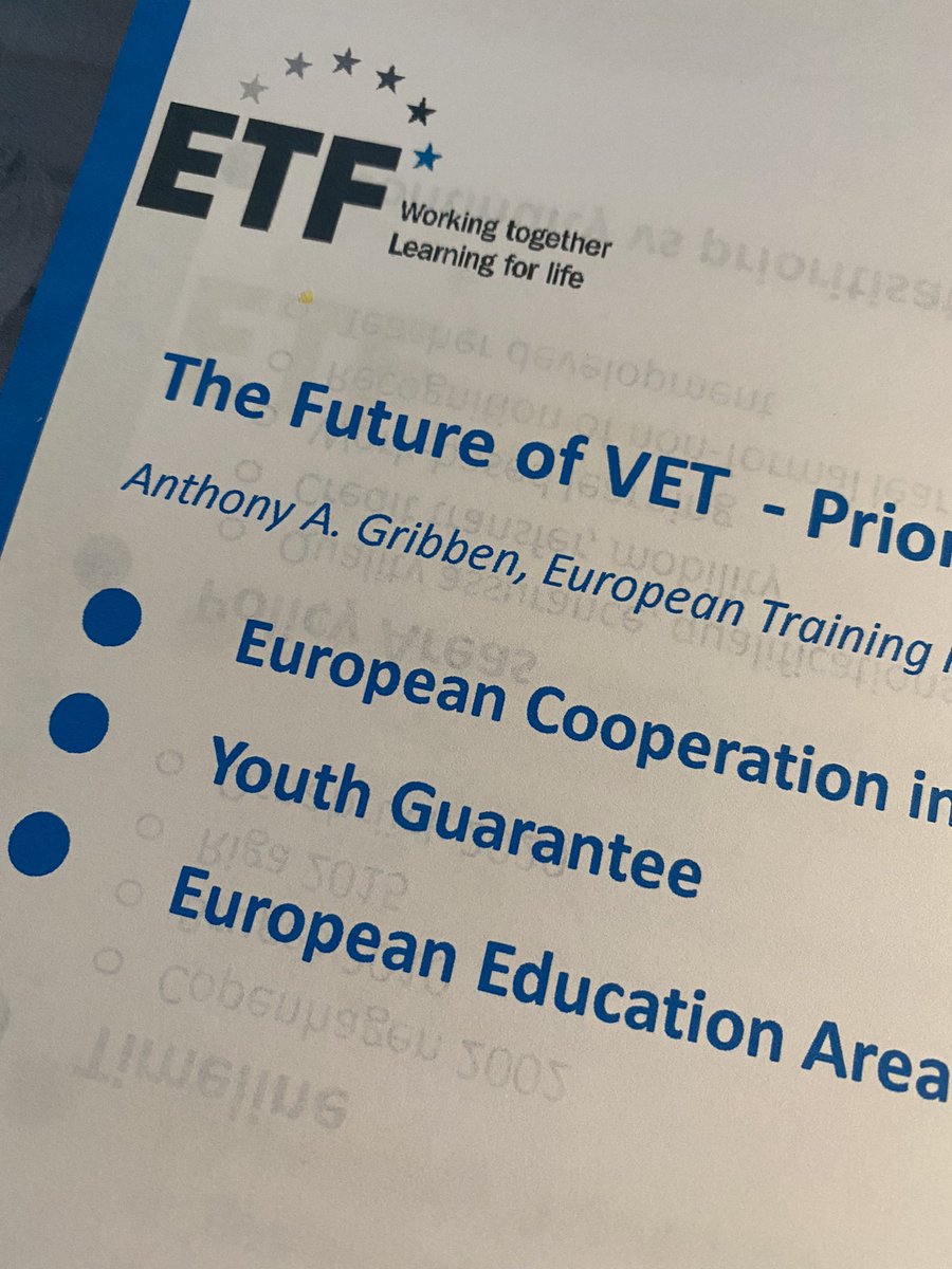 Honoured to address key players of the education systems of Bosnia & Herzegovina this morning on connecting their developments to wider reform drive in the EU. @OeAD_worldwide @etfeuropa #greenskills #digitalskills #EntreComp #DigComp #Osnabruck