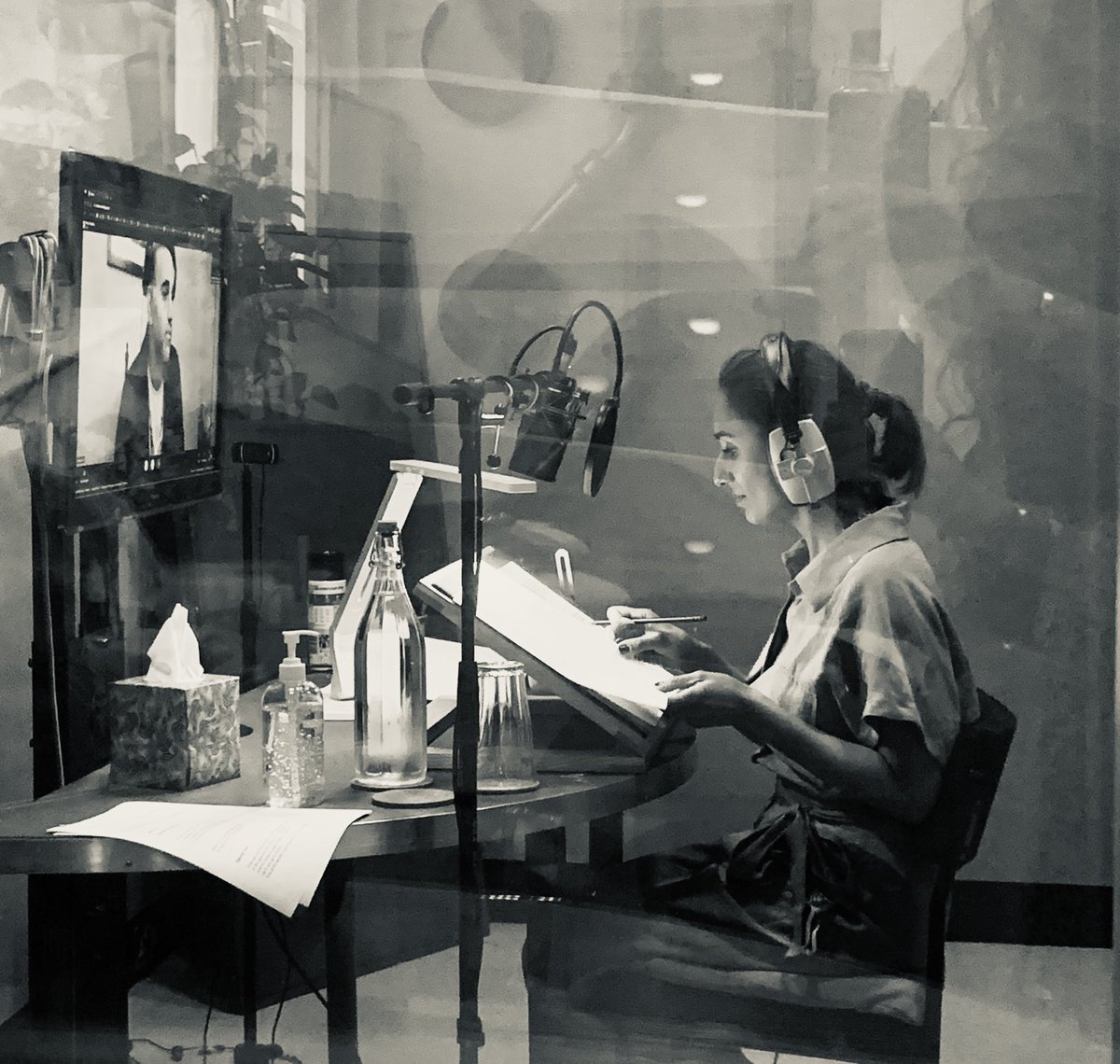 Refugees's tweet photo. We're peeling back the curtain for a behind the scenes view of our newest podcast Forced to Flee.

Our Goodwill Ambassador @itsanitarani is lending her amazing voice to this powerful pod!

Binge episodes 1-3 now! https://t.co/clnQ6sxgjt https://t.co/nHUojJTQ8l