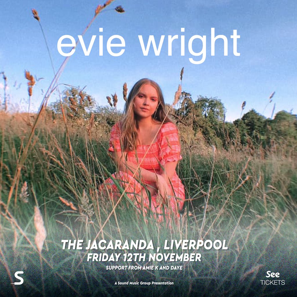 What are you doing on the 12th November?

Coming to this brilliant gig! Delighted to be playing support for Evie at The Jac.

seetickets.com/event/an-eveni…

(Pls buy the tickets next to my name so i get paid lol)