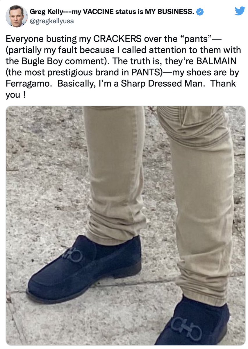 still not over "the prestigious brand in PANTS"