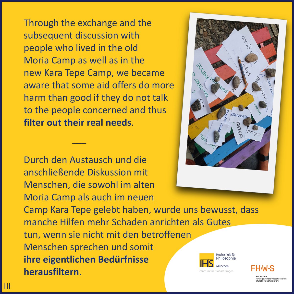 kontrapunkteZGF's tweet photo. #lessonsfromlesvos #lesvos #lesbos #karatepe #moria #education #ngo #humanrights #europe #seebruecke #refugee #asylum #leavenoonebehind #noborders #keinmenschistillegal #festungeuropa #solidarity #internationalsocial #interculturaltransformation @jesuiten @hfph_muc @FHWS_Presse https://t.co/jm8hA8IACm
