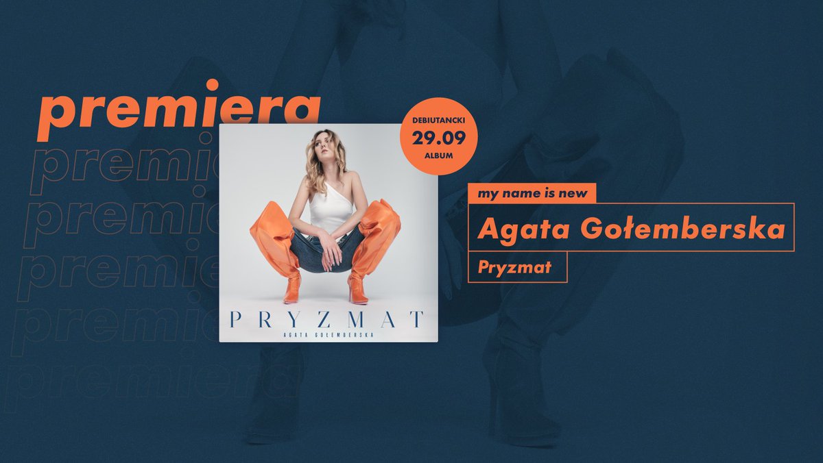 Od dziś we wszystkich serwisach streamingowych posłuchacie albumu #Pryzmat od Agaty Gołemberskiej 😍.

🎶POSŁUCHAJ 👉Kayax.lnk.to/Pryzmat

To kolejne wydawnictwo w ramach naszego projektu dla debiutantów #MyNameIsNew.