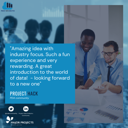pdacommunity's tweet photo. We are only ONE week away from Project:Hack 11!

Drop a comment below and let us know which challenges have caught your eye so far, or let us know in our Project:hack Club!

https://t.co/wYTROqNM9P

#Projectprofessional #dataanalytics #dataanalyst #projectdata https://t.co/QqojHViaMH