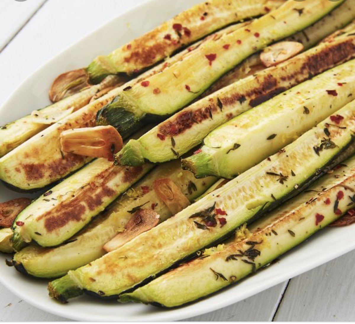As vegetables go, we love them both - baked marrow and barbecued courgettes 👍🏾👍🏽👍🏿👍🏻