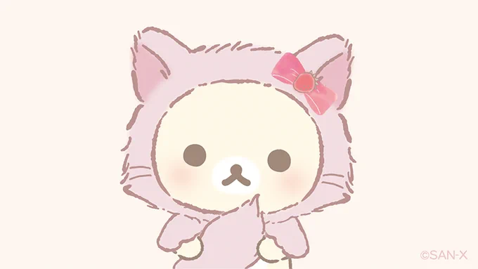 ぎゅっ✨
#コリラックマとストロベリーキャット 
