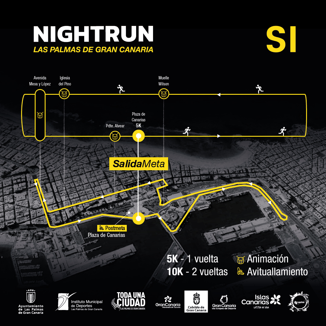 BinterNightRun's tweet photo. Descubre el nuevo circuito de la NightRun de Las Palmas de Gran Canaria! 💪👏

#GCIslaEuropeadelDeporte #GCEuropeanSportIsland #GranDestino #Canarias #LasPalmasDeGranCanaria #GranCanaria #Deporte #Atletismo #Carrera #correr https://t.co/ooj7eWVevj