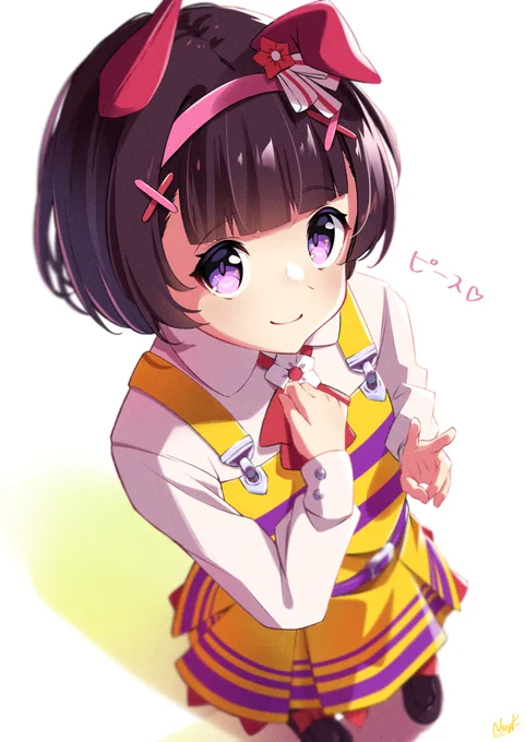 【再掲】フラワーちゃん🌷
#ウマ娘 #ウマ娘プリティーダービー 
#ニシノフラワー 