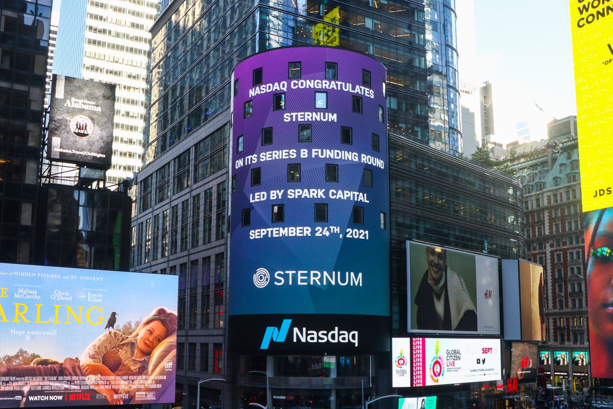 SternumIoT's tweet image. Making a little guest appearance in #TimesSquare, thanks to @Nasdaq 👀

#FundraisingTech