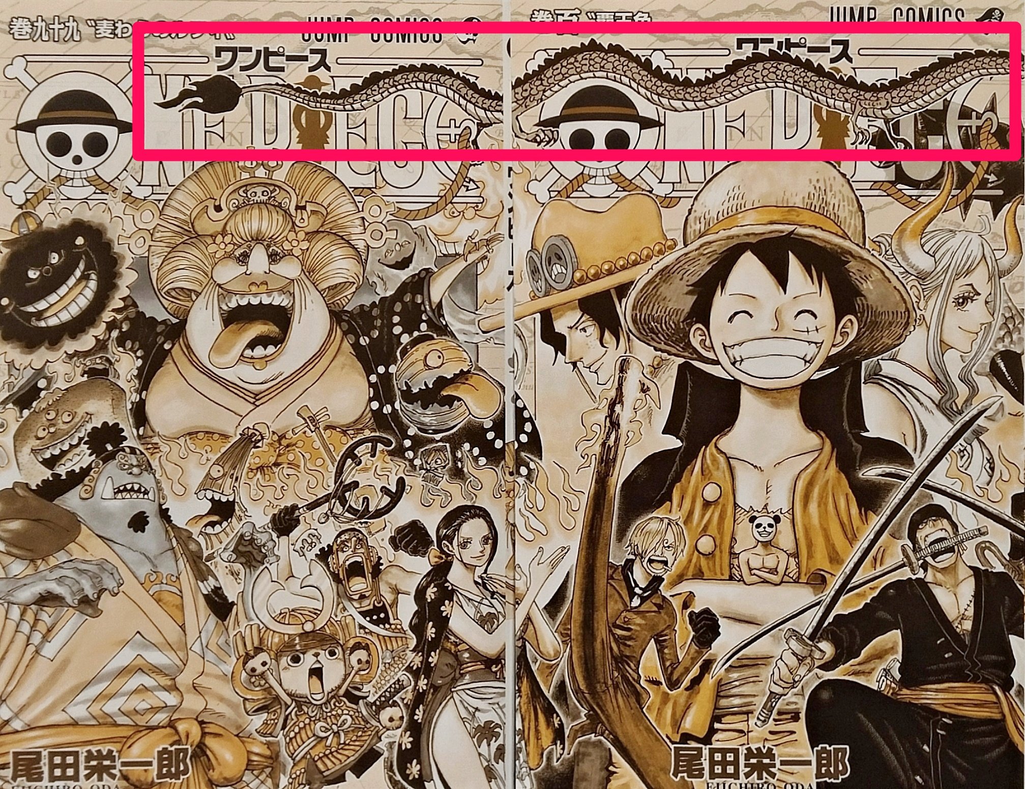 まな Auf Twitter ワンピース101巻は12月3日 金 発売 カバー裏イラストに描かれているモモの助らしき龍の完成も楽しみ Onepiece T Co Q5rammp5kc Twitter