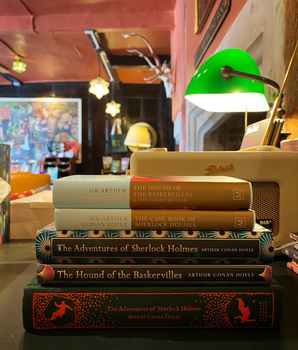 Are you in the mood for some crime and mystery? Or perhaps you are in need of a good classic? 

Then look no further as we have a collection of Arthur Conan Doyles works of Sherlock Holmes. Filled with adventure &amp;suspense these are the perfect read for a rainy day escape #books