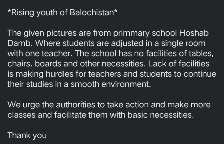 _R_Y_B_'s tweet photo. *رائزنگ یوتھ آف بلوچستان*

اے اکس پرائمری اسکول دمب هوشاپ ئیگ اَنت کہ یک کوٹی ءِ تہ ءَ کائده داں پنچ تبک ءَ نودربر وانگ ءَ اَنت ۔ اسکول ءِ اُستاد هم یک یے ءُ همے یکّیں کوٹی هم پرُشت ءُ پروش ءِ آماچ اِنت ۔ اسکول ءَ ناں ٹیبل ءُ کرُسی یے هست ءُ نہکہ دروازگ ءُ دریگ سلامت اَنت۔ https://t.co/KYnAkdCp6f