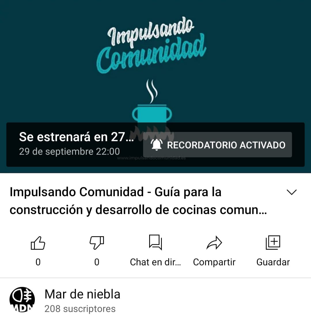 mardeniebla's tweet photo. Esta noche estamos de estreno... a las 22.00... #impulsandocomunidad 
Conoce la Guía para construcción y desarrollo de cocinas comunitarias
https://t.co/BfWAjZJGa5
Un programa muy especial presentado por @chusserrano2 y con el gran @nachomanzano https://t.co/XmpiNsIISq