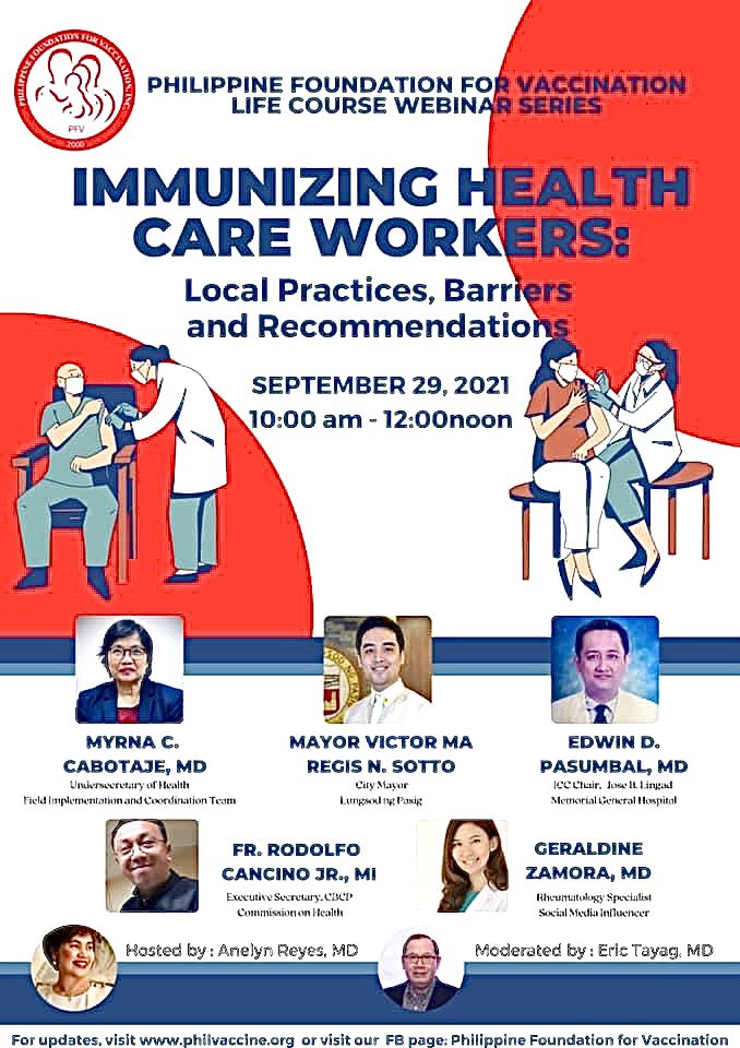 doktora_ging's tweet photo. First to hear him talk. Kaya pala starstruck mga tao sa kanya. Smart, eloquent, knows what he’s saying. He wasn’t just reading off a script. Sabi niya, “HCWs, you inspire us non-HCWs.”

#Immunizing #HCWs 

Philippine Foundation for Vaccination webinar
(Thanks for the photos!) https://t.co/qclUKs7e6B