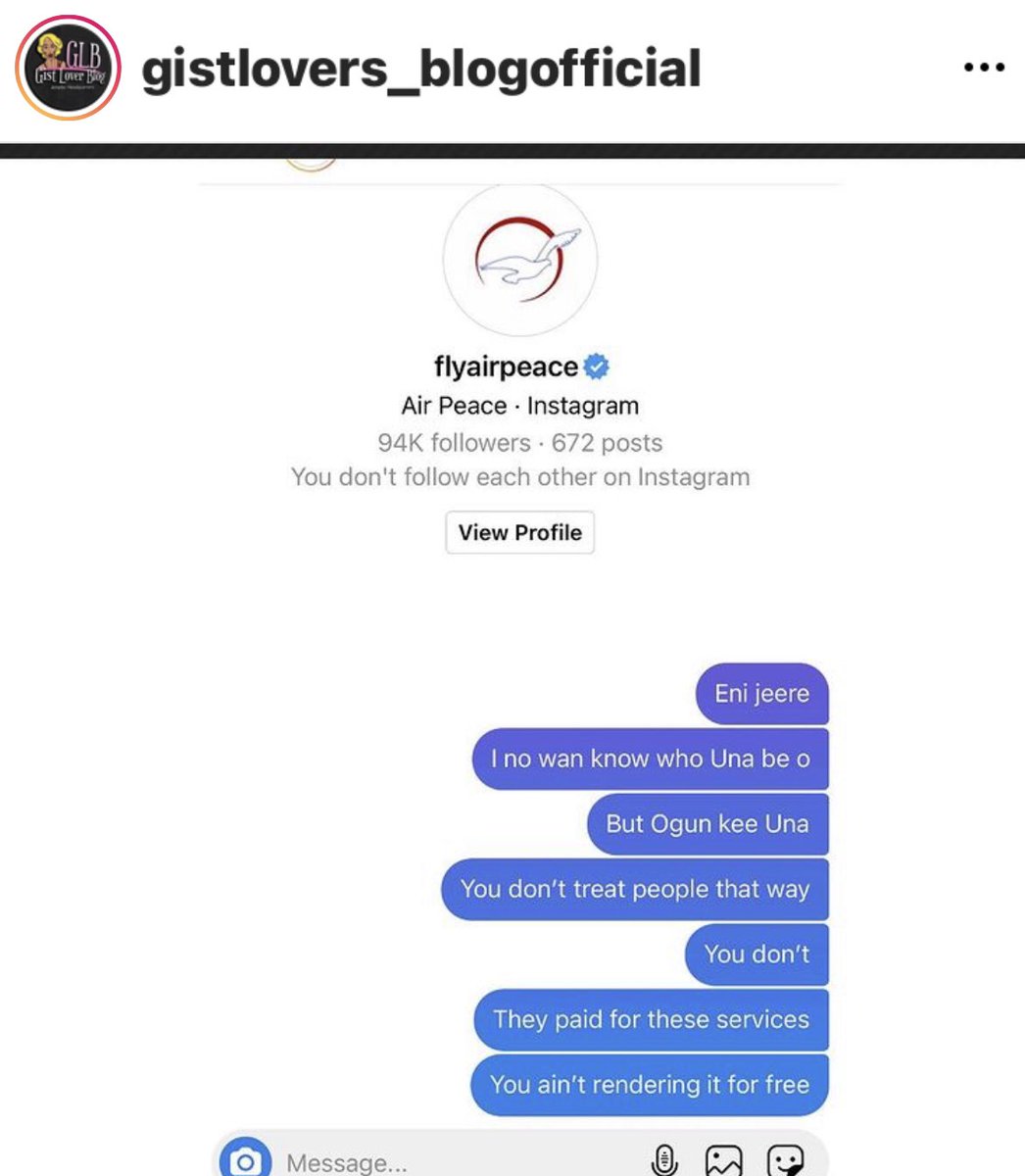 #boycottairpeace
#boycottairpeace 
#boycottairpeace please don’t keep quiet over this matter,one of us is just about to be cheated ,an injustice to one is injustice to all,ka koolu fun <a href="/flyairpeace/">Air Peace</a>