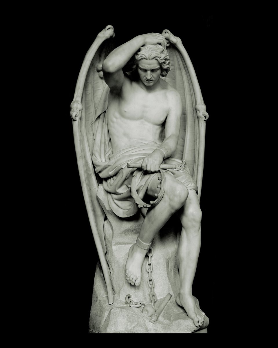 The Genius of Evil by Guillaume Geefs, 1848