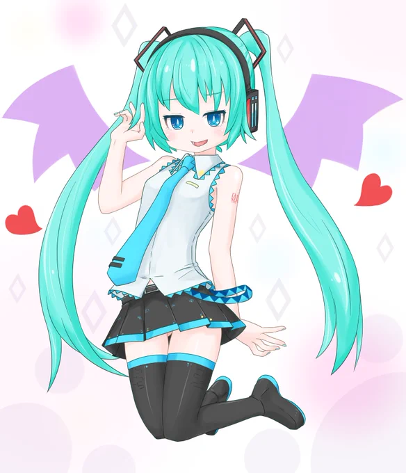 hatsune miku 😈 #Vocaloid #初音ミク 