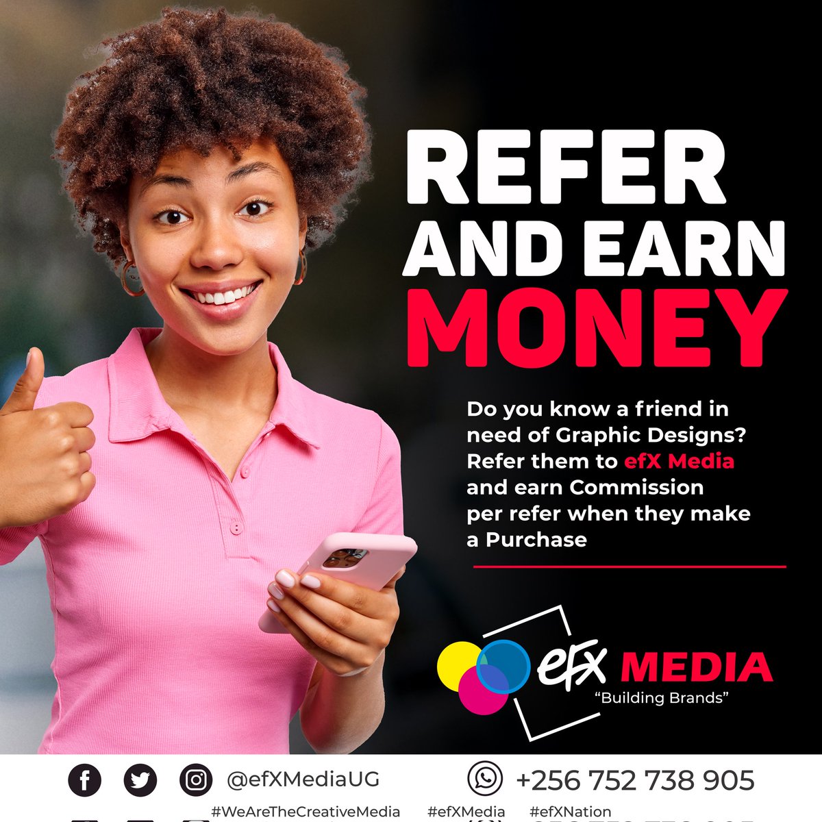 thedirectshot's tweet photo. Want to make some ka free money.... Tell your friends and family about efX Media, get them to make a purchase and earn commission per person you convert it's that simple DM for inquiries
#WeAreTheCreativeMedia
#BrandBuildingCamp
#efXNation https://t.co/Ly8hvTSfRH
