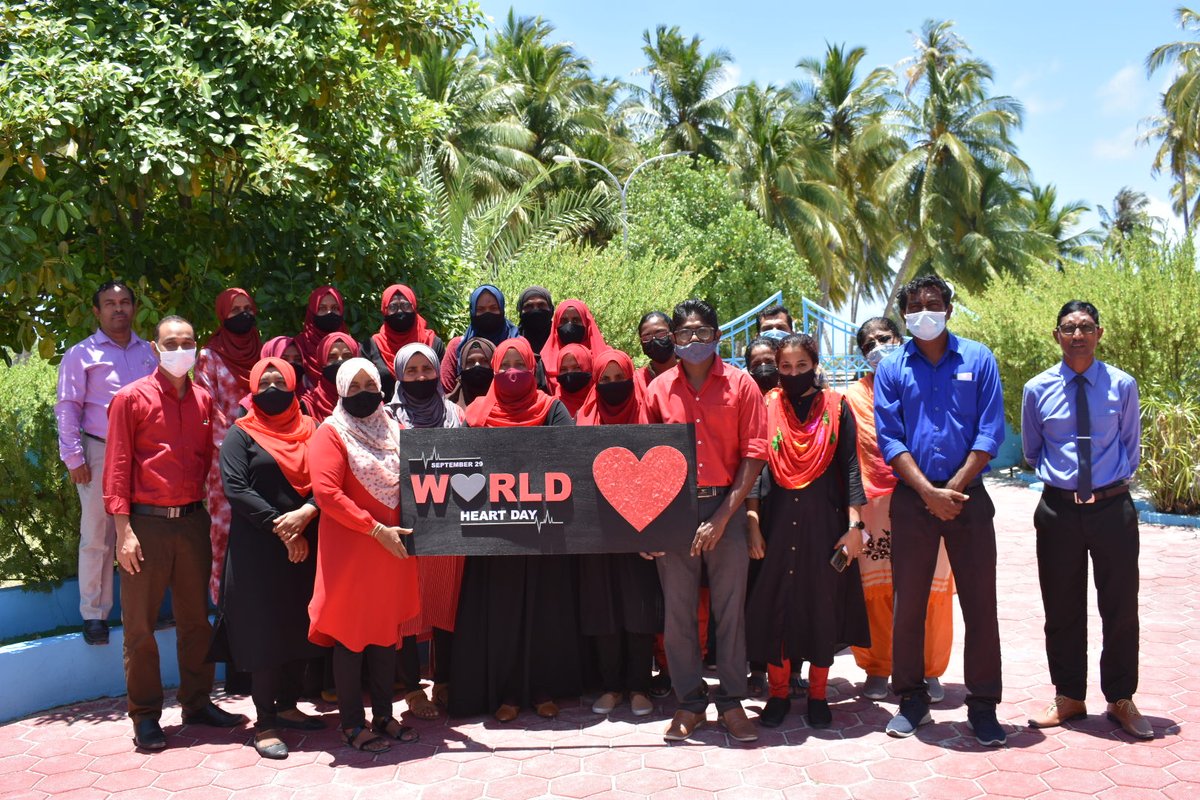 LAtollSchool's tweet photo. World Heart Day 2021. 
Use❤️to beat💔
#UseHeartToConnect
#WorldHeartDay2021 @TinyHeartsMV
@MoEdumv @aisthly https://t.co/s16P2eN0gr