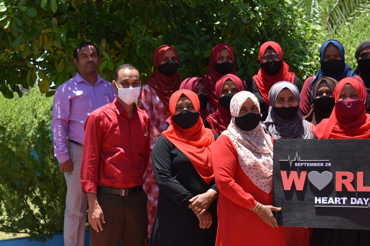 LAtollSchool's tweet photo. World Heart Day 2021. 
Use❤️to beat💔
#UseHeartToConnect
#WorldHeartDay2021 @TinyHeartsMV
@MoEdumv @aisthly https://t.co/s16P2eN0gr
