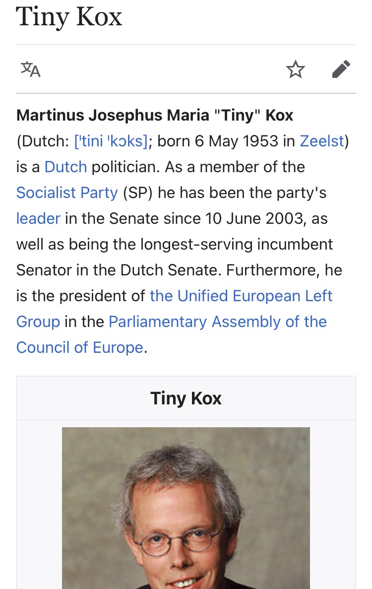 Hold da op,hvor jeg håber, at denne hollandske politiker, der vil være præsident i Europarådet, får opkaldt et bibliotek efter sig….. #dkpol