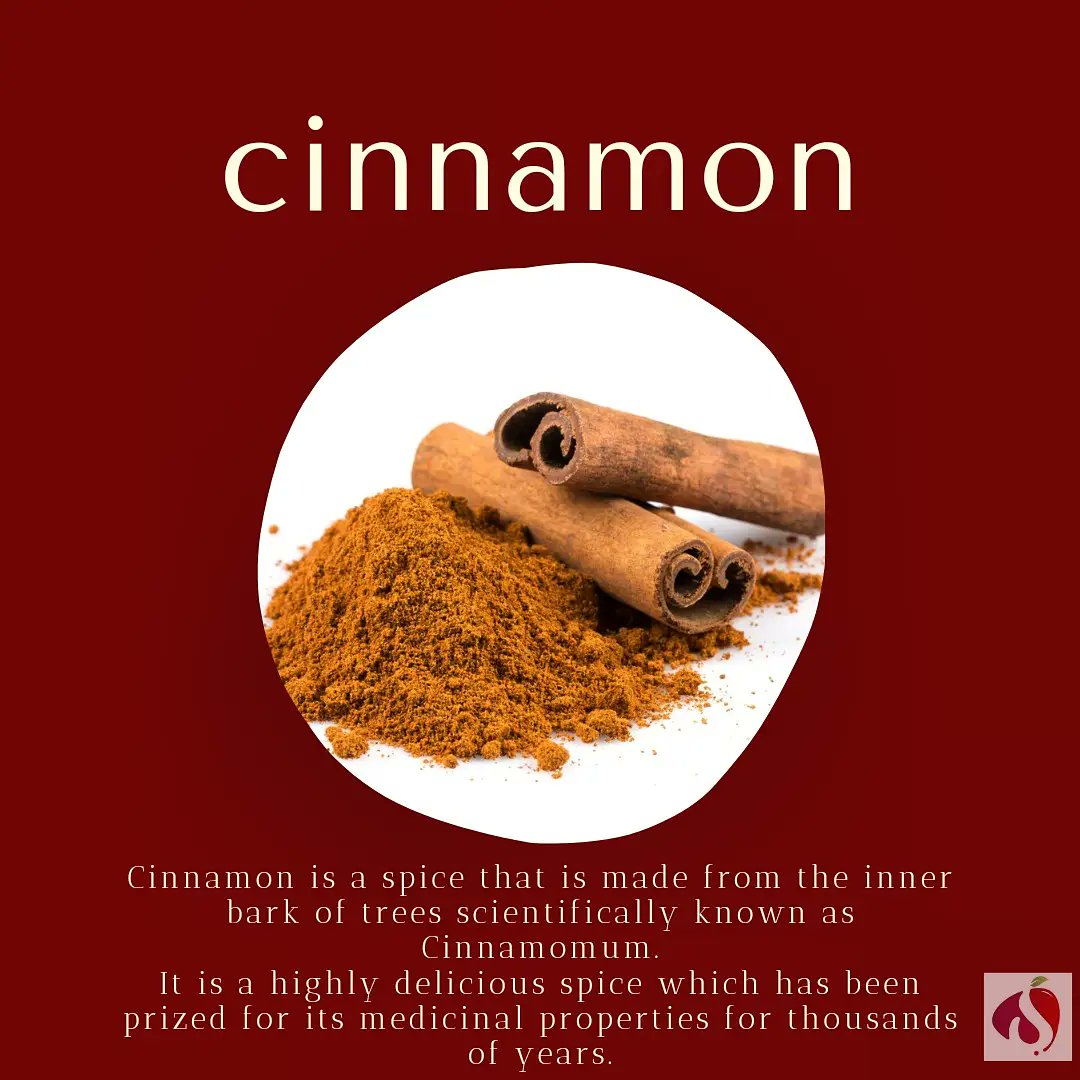 spicedrinks's tweet photo. Cinnamon is a highly delicious spice that is made from the inner bark of trees scientifically known as Cinnamomum. It has been prized for its medicinal properties for thousands of years and was once used as currency.
#SpiceTea
#SpiceDrinks
#WellnessWednesday
#cinnamon
#spices https://t.co/EPKaXZxAuv