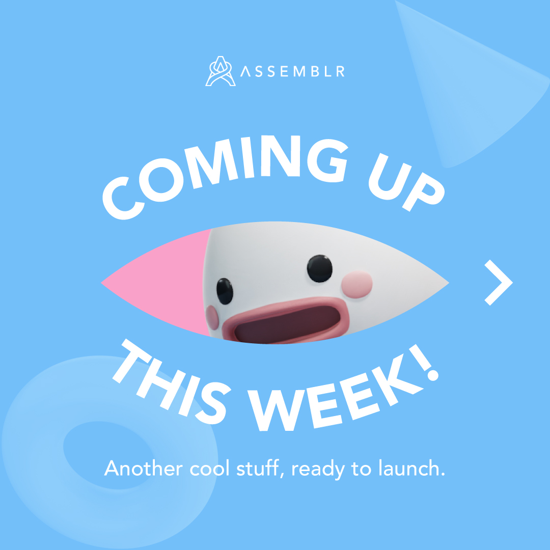 assemblrworld's tweet photo. Yes, you read it right. We’re excited to launch another cool stuff by the end of this week! #Assemblrworld #Assemblr #sneakpeek #3D #3DCreator #Augmentedreality #AR https://t.co/G4hg1rXPU9