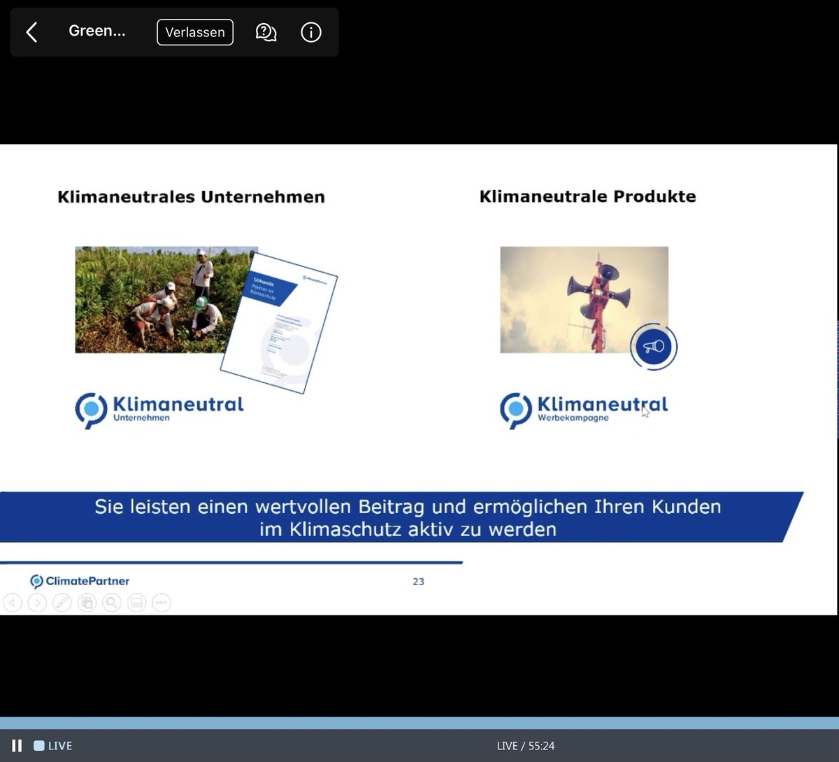 KetchumGER's tweet photo. "Wir haben uns Ziele gesetzt, aber das wirklich Wichtige ist jetzt das Handeln" - danke an Jan Schüßler von ClimatePartner für Einblicke, Antworten und Inspiration zu den Themen Klimaschutz und Klimaneutralität bei unserem Green Turn Event. #Nachhaltigkeit #ketchumcares https://t.co/QAGMnPrH1L