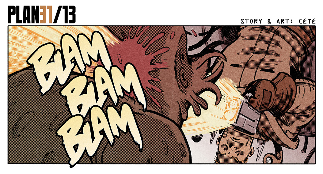 cetecomics's tweet photo. PLAN31 continues. Read all episodes on https://t.co/CWFlJbFI0S.
Support me on https://t.co/qI0umq4nhZ.
#cete #comicart #comicillustration #sciencefictionart #indiecomics #eurocomics #patreon #digitalcoloring #photoshop #webcomic #comicstrip #plan31 #astronaut #monster https://t.co/mPbuuXddOM