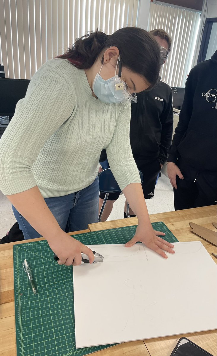 NB_DrAndreula's tweet photo. Love to see students building, collaborating, and practicing safe use of tools and materials! More amazing projects to come! @NB_AppliedTech @nbc_hsprincipal #TechEd #prototyping https://t.co/1uVWh5QsrZ
