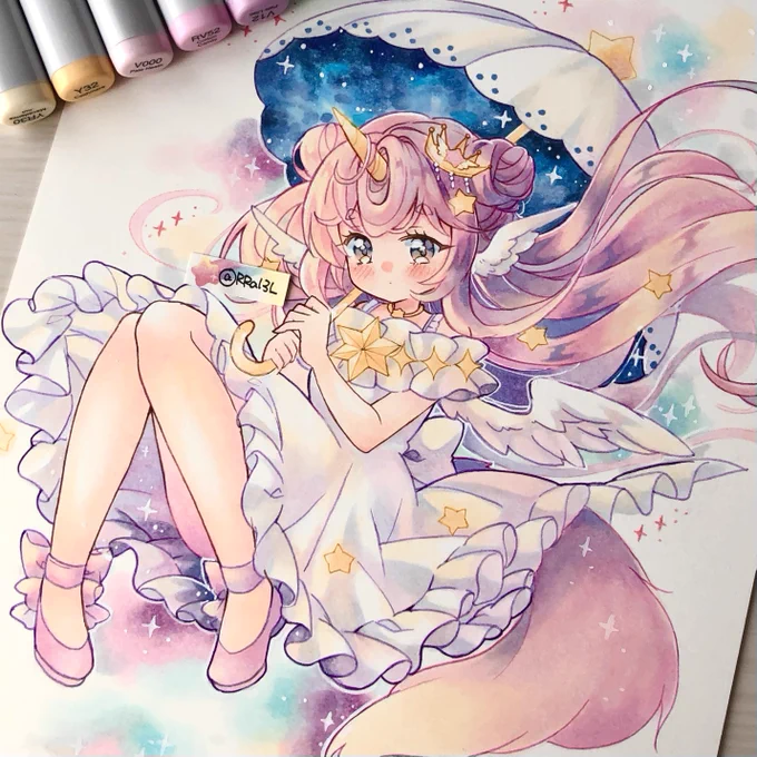 #今月描いた絵を晒そう
来月も頑張ります💪( ᐢ.  ̫ .ᐢ )✨ 