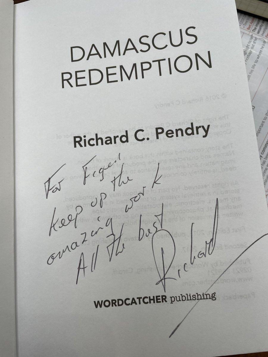 RichardCPendry's tweet image. Great to meet up with @FigenMurray - the tour de force behind #martynslaw -  at @ISE_Expo. Try to fit some time into your busy schedule to read #DamsacusRedemption you won’t be disappointed. #understandingterrorism  #violentworld @SyInstitute