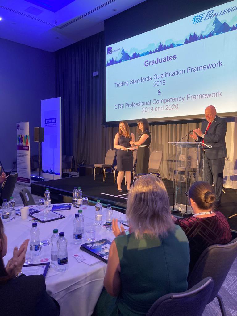 Congratulations to <a href="/jem_robinson/">Jemma Cox</a> for graduating and becoming a CTSP. Welsh branch chair Emma Cooke also gains CTSP status this year