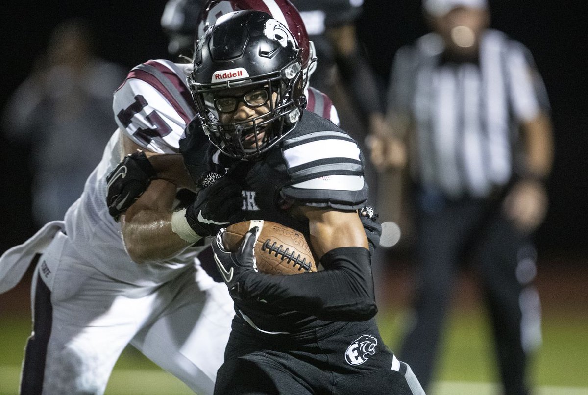 pennhsfootball's tweet photo. ‘I knew I had this in me’: CD East’s Marcel McDaniels Jr. bet on himself and it has paid off big time for the Panthers https://t.co/uFFxXTwMmB https://t.co/eGSansA0Ko