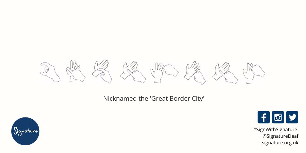 SignatureDeaf's tweet photo. Here is today's fingerspelling activity. The theme is UK cities 🇬🇧🕍💒 Make sure to comment with your answer – one lucky person will win a subscription to BSLHomework!

Read more about the campaign 👉 https://t.co/8JbeED0fMA

#SignWithSignature #BSL #BritishSignLanguage https://t.co/2QL4VEsrNt