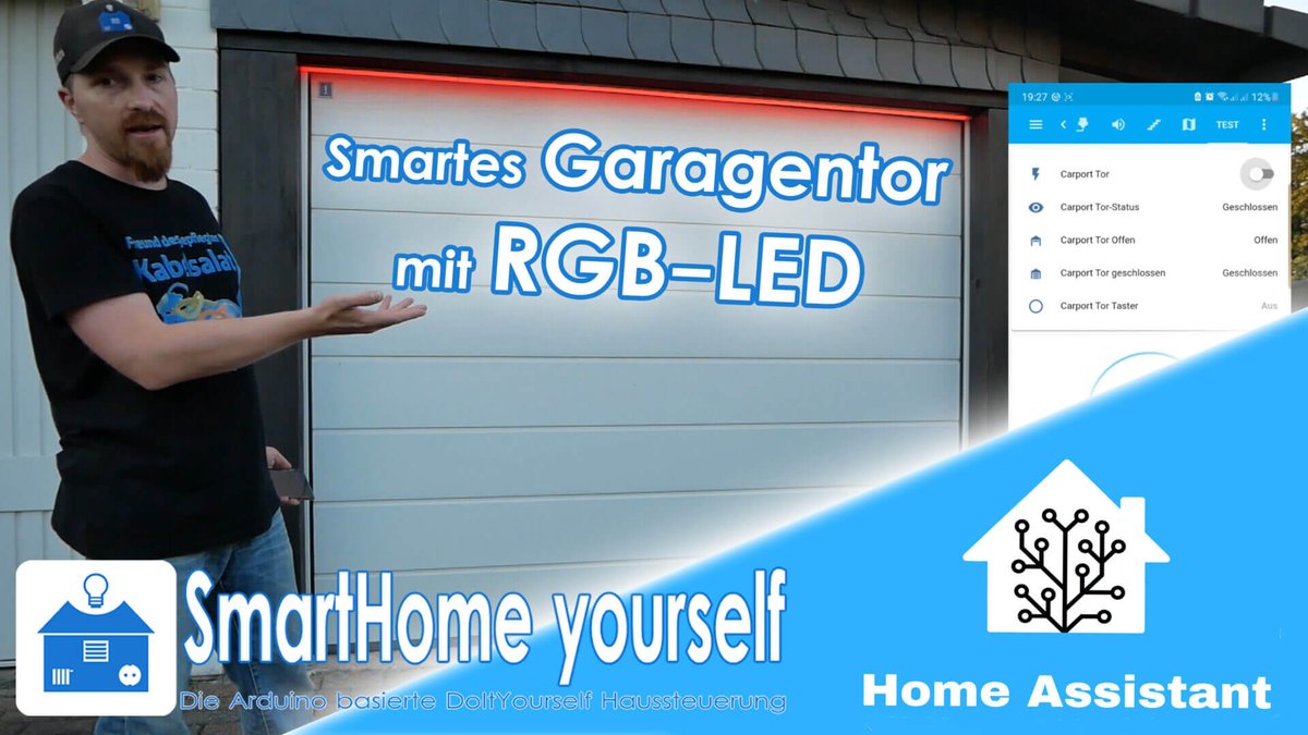 cyborgone82's tweet photo. Neuer Beitrag auf SmartHome yourself
(Motorisiertes Garagentor mit RGB LED Animation (mit und ohne Home Assistant))

https://t.co/p7ACqCH3NW https://t.co/QZw7g7o1FL