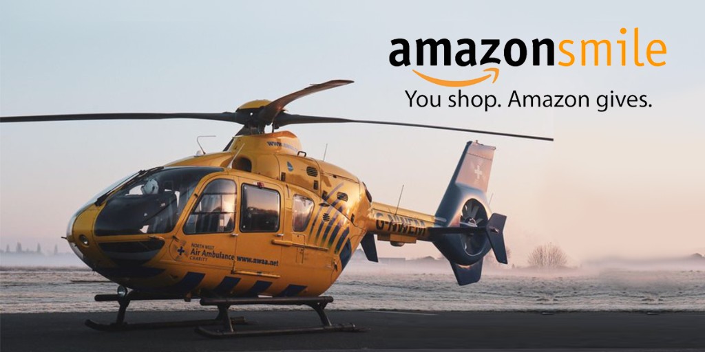 NWAirAmbulance's tweet image. Make a difference and shop with AmazonSmile to help support our lifesaving service. 🚁

Thanks to Smile supporters, Amazon has donated over £2,500 to NWAA!

By nominating us as your charity of choice at AmazonSmile, you can support us at no cost to you!

smile.amazon.co.uk