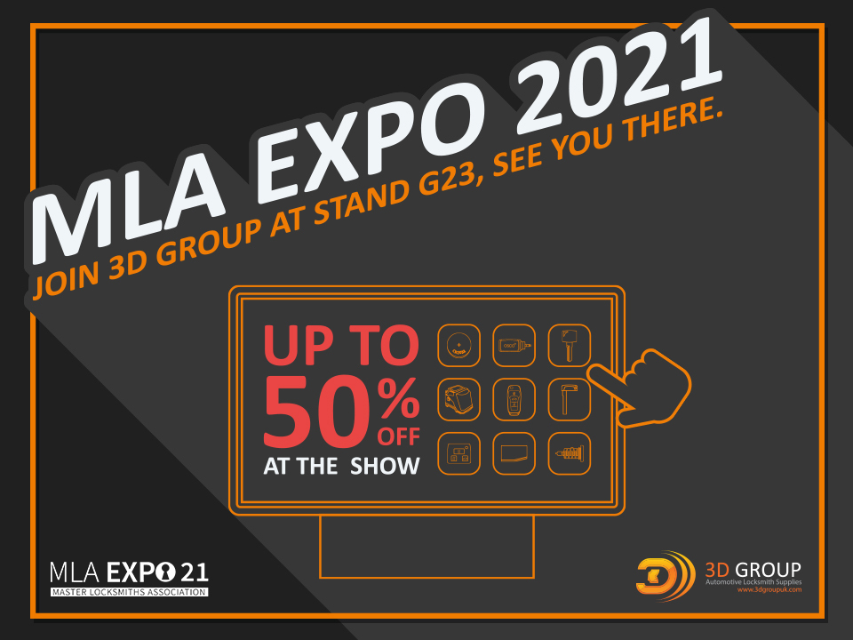 3DGroupUK's tweet image. Can you believe it has almost been two years since we attended a tradeshow?

Join 3D Group from the 22nd - 24th of October for your exclusive discount. 

Be sure to book your free ticket here: ow.ly/cwRE50GgXb7

#AutoLocksmithSupplies #MLA2021 #Sale