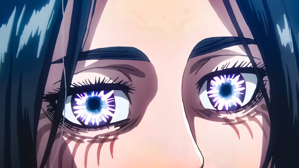 Bleachiichigo's tweet photo. Aot eyes never miss https://t.co/mTFMO9VhrY