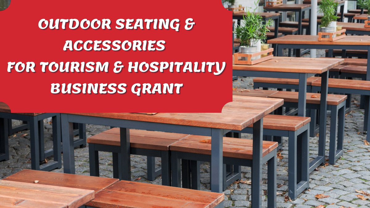 Last chance to apply for the Outdoor Seating & Accessories Business Grant! Closing date is tomorrow, Thursday 30th September 2021. Full details & Application form: ow.ly/xcEg50EpCSB #Hospitality #Tourism #SligoTourism #SupportLocal @LEOSligo @SligoChamber @SligoBID