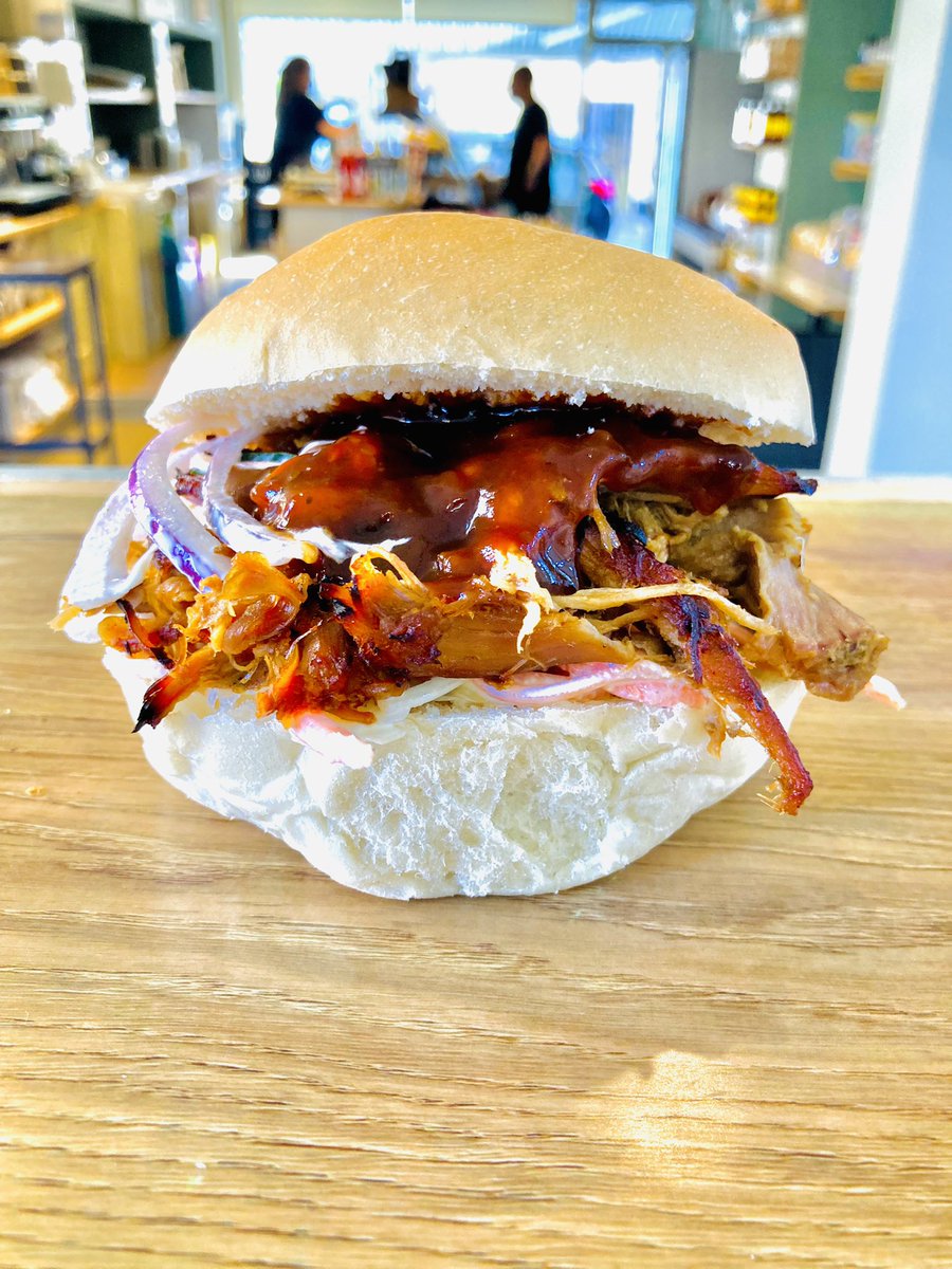 🎉 lunch special 🎉.                                        Pulled pork bap, homemade bbq sauce and house slaw. #shoplocal #supportlocal #supportlocalbath