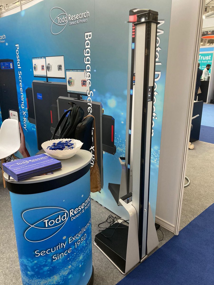ToddResearch1's tweet photo. The 2nd and final day of #ISE2021, we are on stand B20 and looking forward to another busy day!
Please do come and say Hello if you're attending!
@teledyneicm #xrayscanners #portabledetection #metaldetection #security https://t.co/sLWJxmFnh1
